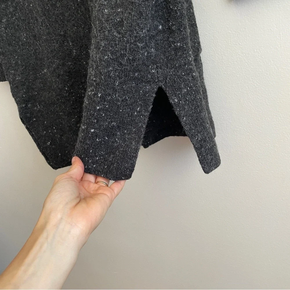 Madewell Donegal Kent Cardigan Sweater in Coziest Yarn wool slouchy speckled M - Picture 13 of 14